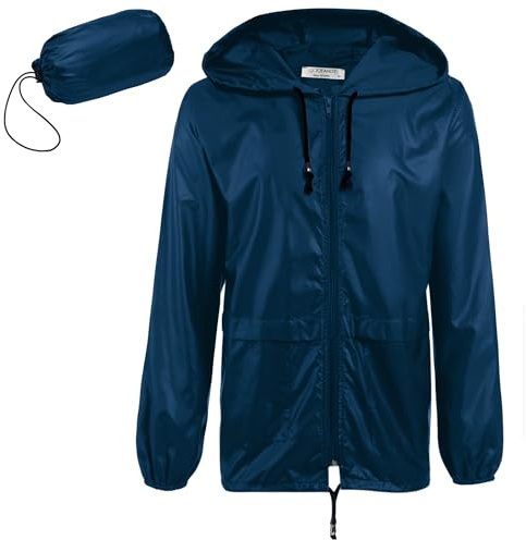 COOFANDY Men's Waterproof Rainwear for Golf Rain Proof Running Jacket for Men