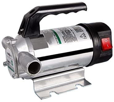 Piccola pompa sommergibile regolabile Piccola pompa di rifornimento automatico 12 V Pompa elettrica automatica di trasferimento del carburante per pompare olio/diesel/cherosene/acqua (dimensioni: 24
