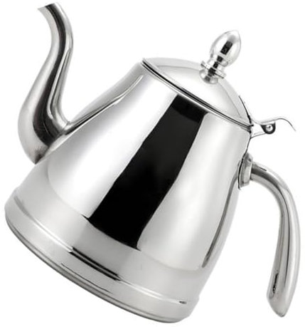 MILISTEN 1Stk Topf Vintage teekanne Wasserkanne Kochgeschirr aus Edelstahl Kochgeschirr aus Keramik heizwasserkocher für gasherd Haushaltsheizung Wasserkocher Metall Kaffee Tülle