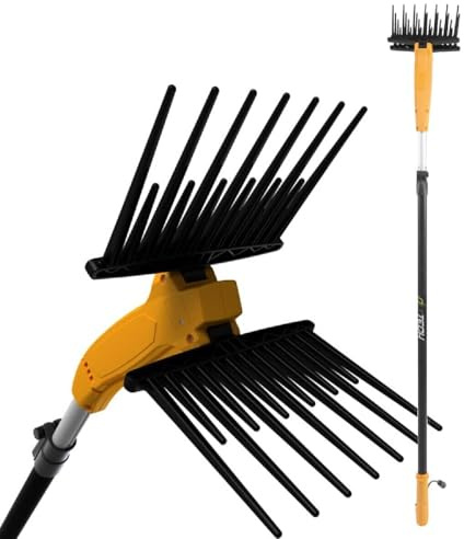 Crisalide® - Olytech Dualcomb 13 Scuotitore Raccogli Olive Abbacchiatore Scuotiolive a Batteria - Nero (2.3-3.5 Metri)