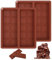 TIDEVAN 2 Piezas Molde de Silicona para Chocolate Molde Chocolate Silicona Chocolate Profundo Molde de Barra de Chocolate para Tabletas de Chocolate Caramelos Antiadherentes y Reutilizables