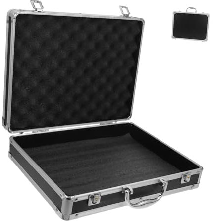 ORFOFE Dokumentenbox Aus Aluminiumlegierung Aktentasche Metallaktentasche Multifunktionaler Innenraum