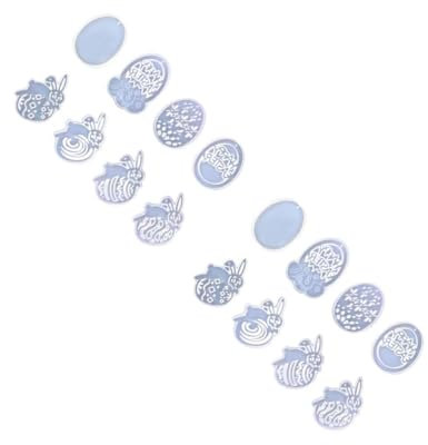 SHINEOFI 2 Sätze 2 Sets Epoxidform Süßigkeitenform Schmuck Kuchenformen Set Schokoladen Dessertformen Edelsteinperlen Keine Armbänder Gummibärchen Formen 8 Stück * 2