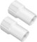 2 Piezas Adaptador de Manguera de Piscina, Blanco Conector Manguera Piscina, Adaptador Manguera Piscina 38 mm, Conector de Manguera de Piscina, Conector Manguera de Piscina para Limpiador de Piscinas