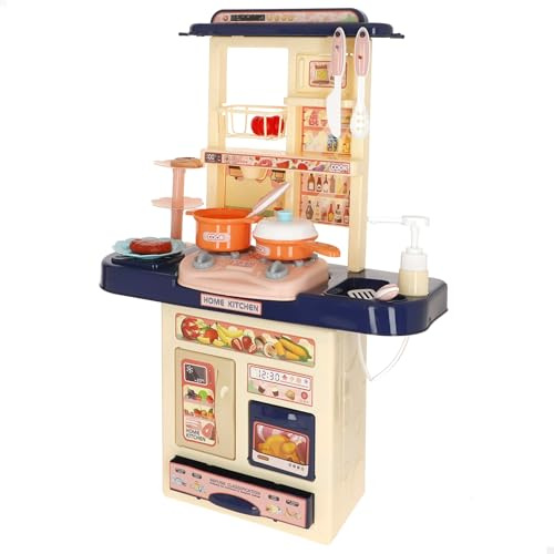 COLORBABY My Home 39570 Cuisine Jouet 46 x 19 x 64 cm, lumière, Son et Effets, Comprend Accessoires, Jouets symboliques, Jeu de Cuisine, Jeux pour garçons et Filles, Cadeaux pour Enfants, à partir de