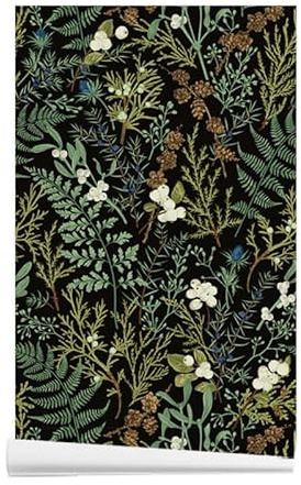 ANBILILA Papier Peint Autocollant, Abstrait Tropical Feuilles Colorées Peler et Coller Papier Contact, 44x500CM Feuilles de Palmier Papier Peint Amovible Décoration Autocollant pour Mur