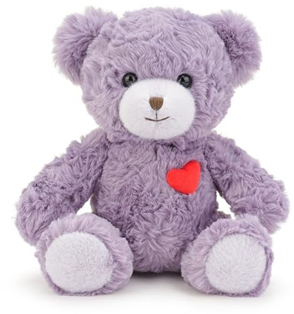 Orsacchiotto - Peluche a forma di cuore, giocattolo da collezione, materiale morbido e robusto, funzione confortevole e facile da coccolare, accessorio reattivo per le migliori prestazioni, util