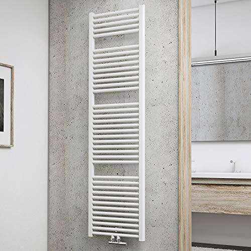 Schulte Badheizkörper München, 177 x 50 cm, 958 Watt, Mittelanschluss, alpinweiß, Design-Heizkörper, EP18050-M 04