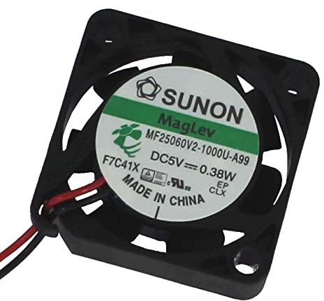 Sunon MF25060V21000UA99 Ventilateur 5 V CC 0,38 W 25 x 25 x 6 mm 3,7 m³/h 3,7 m³/h