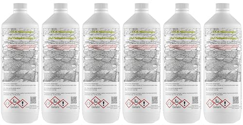A.K.B. Steinreiniger und Fassadenreiniger S Konzentrat 6 Liter - Grünbelagentferner für Steine & Fassaden - Hochergiebiger Fassadenreiniger, Terrassenreiniger & Steinreiniger intensiv Aussen