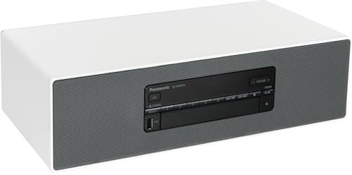 Panasonic SC-DM504EG-W Micro HiFi in weiß (40 Watt RMS, Digital DAB+, CD, UKW, Bluetooth, USB, AUX)