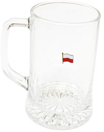 Gamekeepers Cottage gifts Polish Flag 1 Pint Glass Tankard Beer Stein Free Engraving 488