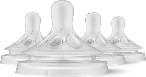 Philips Avent Natural Response Nipple, Slow Flow (Flow 2), 4-Pack, SCY962/04