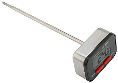 Ejoyous Digital Kaffee Thermometer, Küchenthermometer mit LCD-Display, Lebensmittelthermometer mit Sonde, für Temperaturmessung von Kaffee, Frittieröl, Tee, Milch, heißem Wasser und Flüssigkeiten