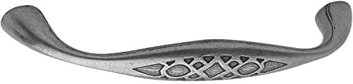 OBF 73 7070 22 verzinnt antik Grimme Designer Möbelgriff Djerba (Schubladengriff), Breite 147 mm Griff Zinkdruckguss
