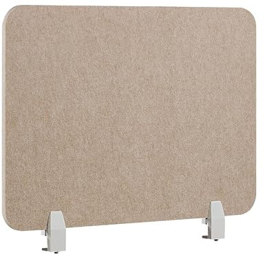 Beliani Pannello Divisorio Fonoassorbente in PET 72 x 50 cm Beige Wally