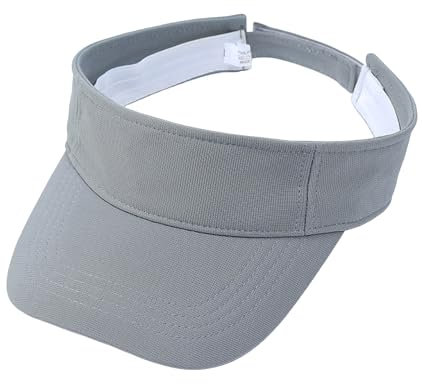 SRZYMJ Bandana Cap mit Schleifenbindung Damen - Sonnencap- Kopftuch mit Schirm - Visor One Size - Sommercap aus Baumwolle - Mütze Frühjahr/Sommer Dunkelgrau