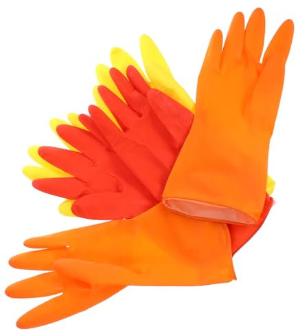 Beavorty Geschirrspülmittel Große Küchenhandschuhe Handschuh Zum Reinigen und Geschirrspülen Bequem für Den Einsatz Im Restaurant Zu Hause