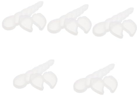 Amosfun 10pcs DIY Baking Lollipop Silicone Mold Unicorn Silicone Molds Cake Decorating