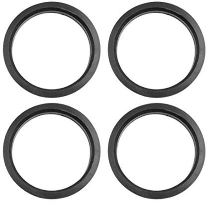 TANGSIYANG Zentrierringe 4 stücke OD 73,1 67,1mm Zu ID 56,6 58,5 64,3 67,1 57,1mm Auto Hub Centric Ringe Rad Bohrung Zentrum Spacer Kunststoff Radnaben Zentrierringe(66.6-57.1 mm)