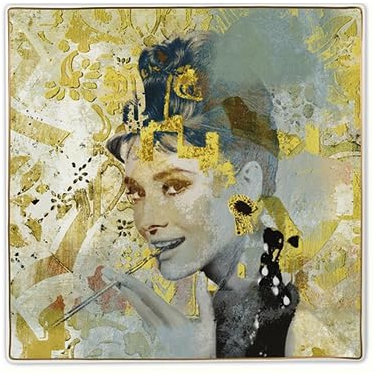 Baci Milano collezione Memories piatto gourmet Audrey 27x27 cm