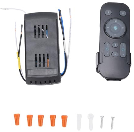 Kit Telecomando Universale per Ventilatori da Soffitto, 3 Speed Ventilatori da Soffitto Controller Wireless, Kit Telecomando per Ventilatori da Soffitto for Light and Fan Speed Timing
