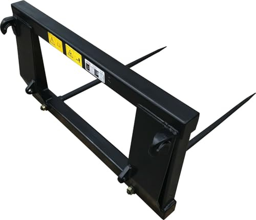 Ballengabel 2 Zinken, Euro-Aufnahme, Transportgabel, Strohgabel, Ballenspieß, 700kg
