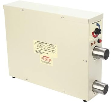 5,5KW-18KW Elektrisk poolvärmare med rattkontroller Poolvärmepump for spaavkoppling, badkar Effektiv uppvärmning(7.5kw)
