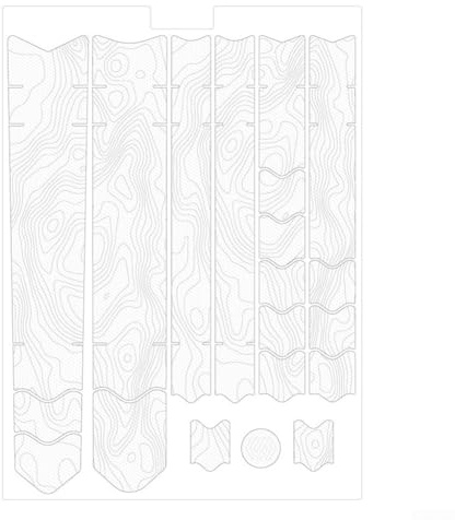 Pellicola protettiva antigraffio per bici da strada ghiaia, con strato resistente all'usura e tecnologia microcarving 3D per una protezione di lunga durata (04)