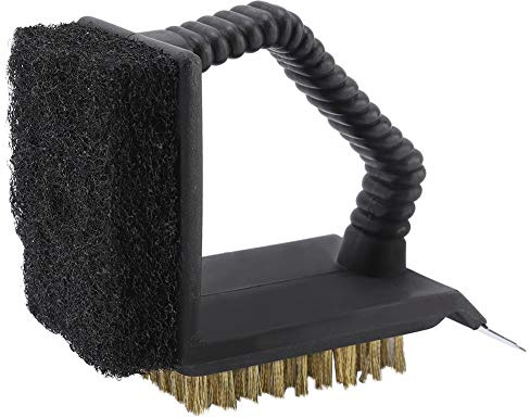 Gas Oven Handheld Barbecue Cleaner, Barbecue Accessories Kitchen Wire Brush, for Garden for Home