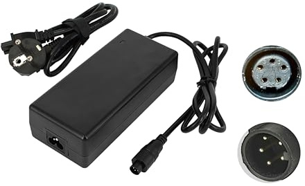 PowerSmart 42V 2A SVD 5-Pin Ladegerät für E-Bikes, kompatibel mit Phylion 36V Lithium-Akkus, Nicht für Metall 5-Pin