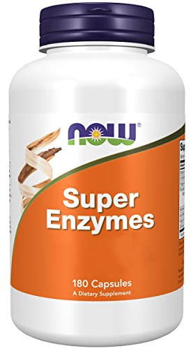 Now Foods, Super Enzymes, 180 Kapseln, Laborgeprüft, Enzymmischung, Glutenfrei, Sojafrei