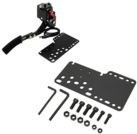 Lazmin112 USB Handbrake, 14 Bit USB Game Handbrake Assembly, Support for G27 G25 G29 T500 T300, for FANATECOSW, for LFS, for DIRT