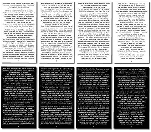 Zitat Aufkleber 8 Blätter Vintage Scrapbook Sticker Phrase Word Lables Für Art Journal Planer Diy Craft Notebook Collage Album