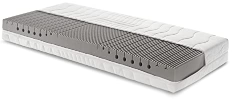 Victoria Matratze Relax 90x200-7-Zonen Kaltschaummatratze - Premiumhöhe 22cm - Made in Germany (90x200 H2)