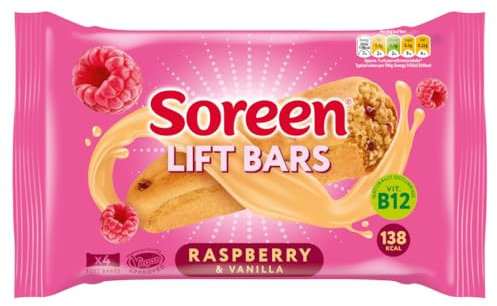 Soreen Lift Bars Raspberry & Vanilla 4 x 42g