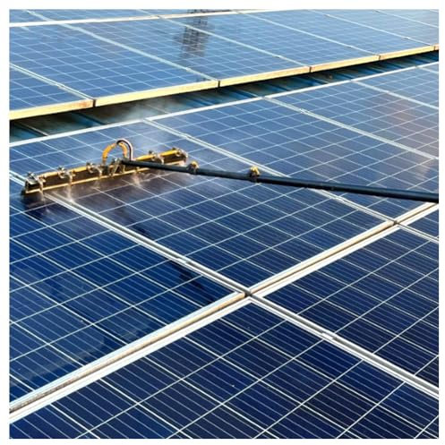 Window Washing Kit, Solar Panel Cleaning Kit High Pressure Water Spray Brush Suitable for High Window Cleaning, Solar Photovoltaic Panel Cleaning and Cleaning Cars Windows.