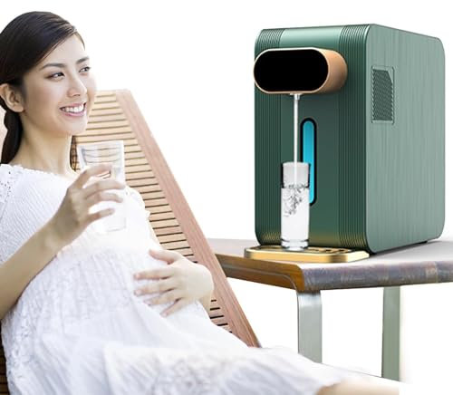 Generador de hidrógeno, máquina de hidrógeno La máquina doméstica de hidrógeno y oxígeno de alta concentración puede inhalar hidrógeno y beber agua con hidrógeno al mismo tiempo ( Color : Green , Size