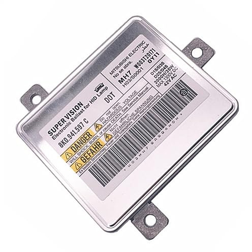 GLILAR Compatible avec pour A1 A3 A4 A5 A6 A7 A8 Q5 Q7 Kits De Conversion H-ID De Voiture Xenon Headlamp Ballast Control Unit Pièces De Rechange W003T20171 8K0941597C Module Commande Xénon