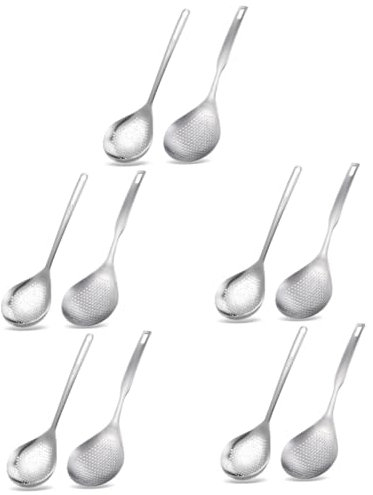 MAGICLULU 5 Set Di Colini in Acciaio Inossidabile Con Manico Per Mestolo Per Pasta E Verdure 2 Pezzi * 5