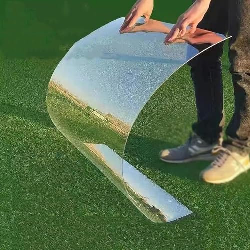 Polycarbonat Dachplatte Transparente Acryl-Kunststoffplatte, Polycarbonat-Dachplatte, UV-beständige, Regenfeste Außenverglasungsplatten, Ersatzplatten For Schuppen, For Dächer, Carports, Vordächer(1x3
