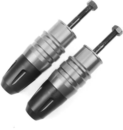 GHAEKEBC Motorrad Slider Für Z650 Z800 Z750 Z900 Z900RS Z1000 Z1000SX Z250 Z300 Motorradrahmen Sturzpads Auspuffschieber Crash Protector Absturzsicherung(Titan,EIN Paar)