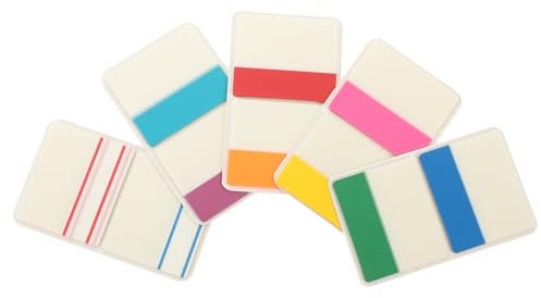VILLCASE Teiliges Selbstklebende Bunte Haftnotizen Pet Seitenmarker Für Büro Und Schule Langlebige Rutschfeste Index Tabs Zum Einfachen Markieren Beschriften Und Organisieren Von Dokumenten