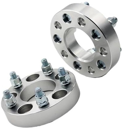 ATGCBCAUF Für VW Für Amarok M14xP1.5 2 Stück 25/30/35/40/45 Mm PCD 5x120 CB 70,3 Oder 65,1 Mm Spurverbreiterung Adapter Passend(2PCS 30mm Silver)