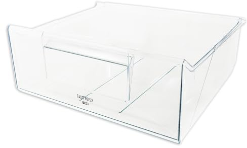 SPARES2GO Top Upper Middle Drawer for Electrolux CI1202 ENG ENN EUG EUN FI18 FI22 Fridge Freezer Container Box