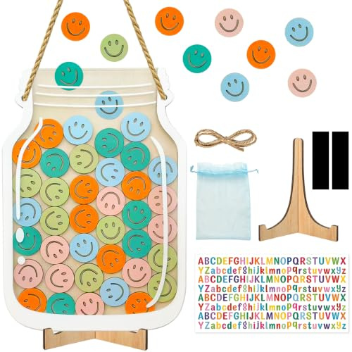 Magnetische Smiley-Gesichter, Belohnungssystem mit Buchstaben-Aufklebern, ideal für Hausaufgabe, Töpfchentrainings-Werkzeug und Verhaltenstraining im Klassenzimmer (45 Stück)