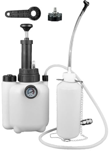 Brake Fluid Bleeder – Professional Car Brake Bleeding Kit | Heavy-Duty Braike Fluids Extractor | Brakes Flush Machine Suitable For Vehicle Maintenance Workshop Garage Use