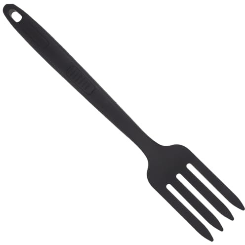 TOYANDONA Fourchette Silicone Large Réutilisable pour Cuisson Ergonomique et Lavable Fourchette Multifonctionnelle pour Pâtes et Cuisine à Domicile