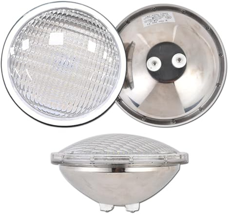 BARCELONA LED Underwater LED Poolbelysning PAR56 24W 12V AC, Varm- och Kallvit Ljus, IP68, Rostfritt Stål, LED Poollampa, Energisnål, Säker, Hållbar Under Vatten