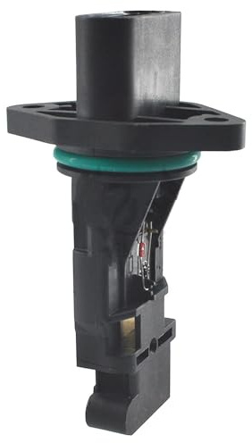 Sensor Caudalímetro Aire Medidor De Flujo Aire Vehículos Para Skoda Para Octavia Para Combi 0281002531 0986284009 2000-2010 Adaptador Sensor MAF, Enchufe Coche MAF Medidor Flujo(Negro)